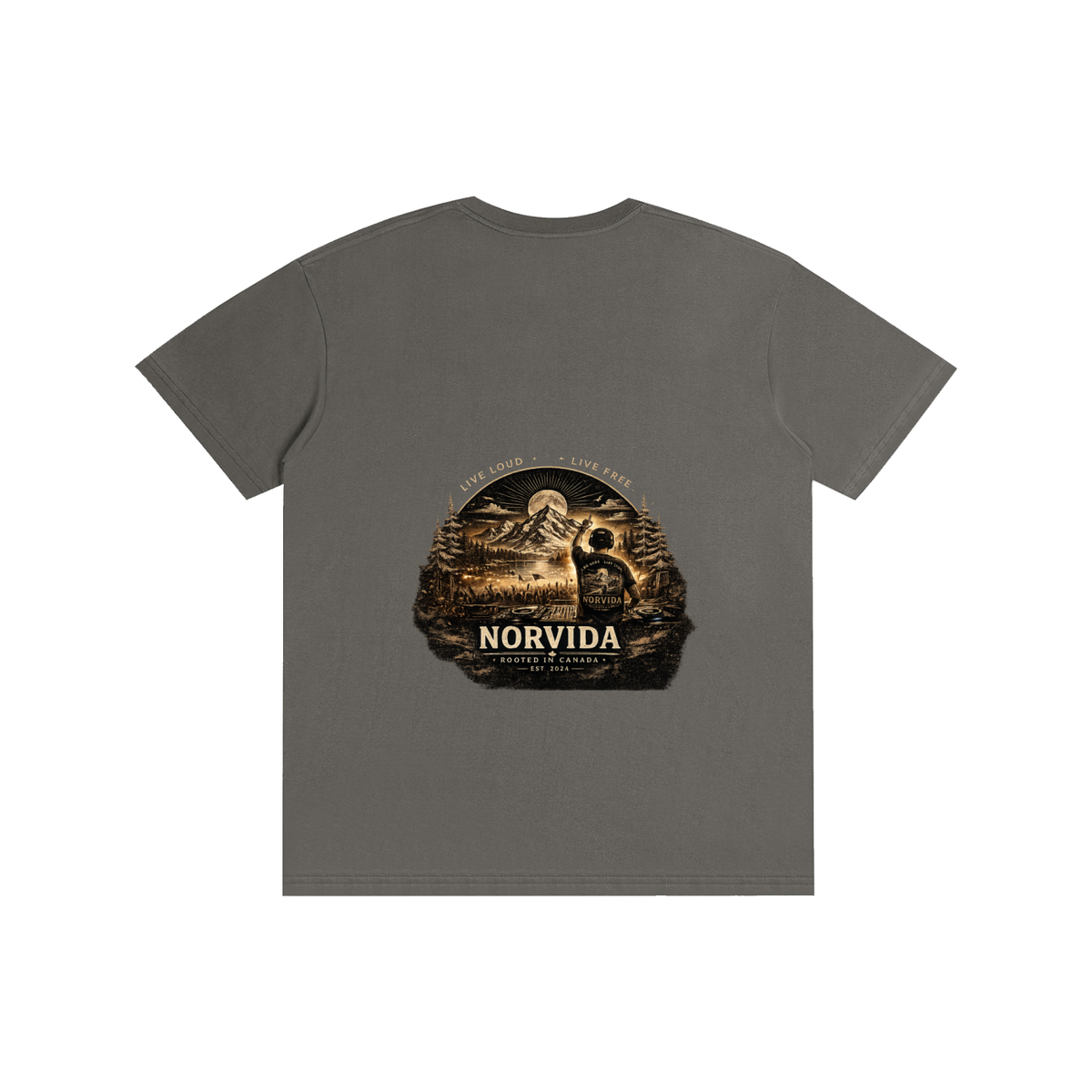 NORVIDA Pure Cotton Unisex T-Shirt – Live Loud Collection