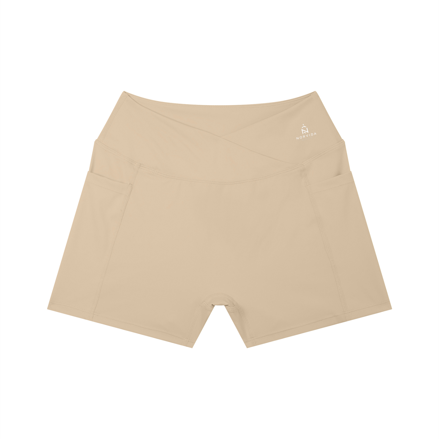 NORVIDA Women’s High-Rise Pocket Yoga Shorts