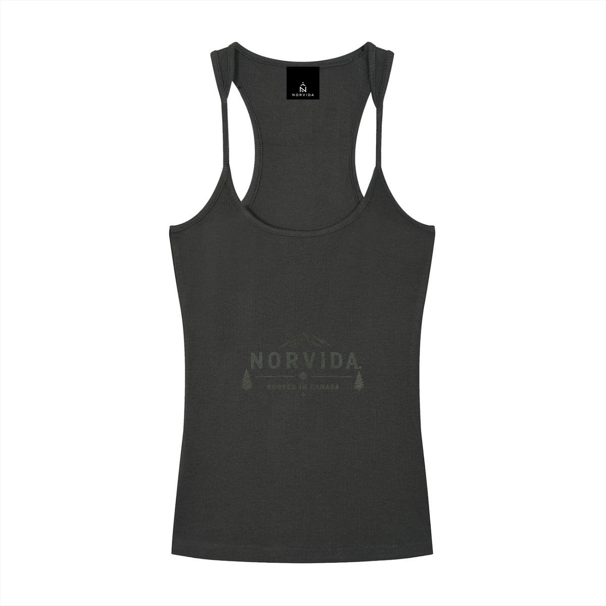 NORVIDA Women’s Slim Fit Ribbed Racerback Tank Top – Adventure Collection